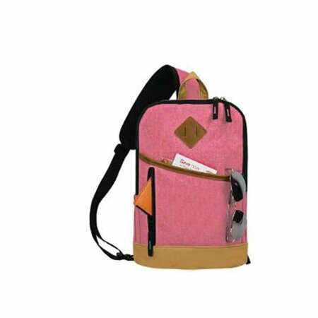 SEA FOAM CO Buy Smart Depot  Epic Tablet Sling Backpack - Pink G2511 Pink